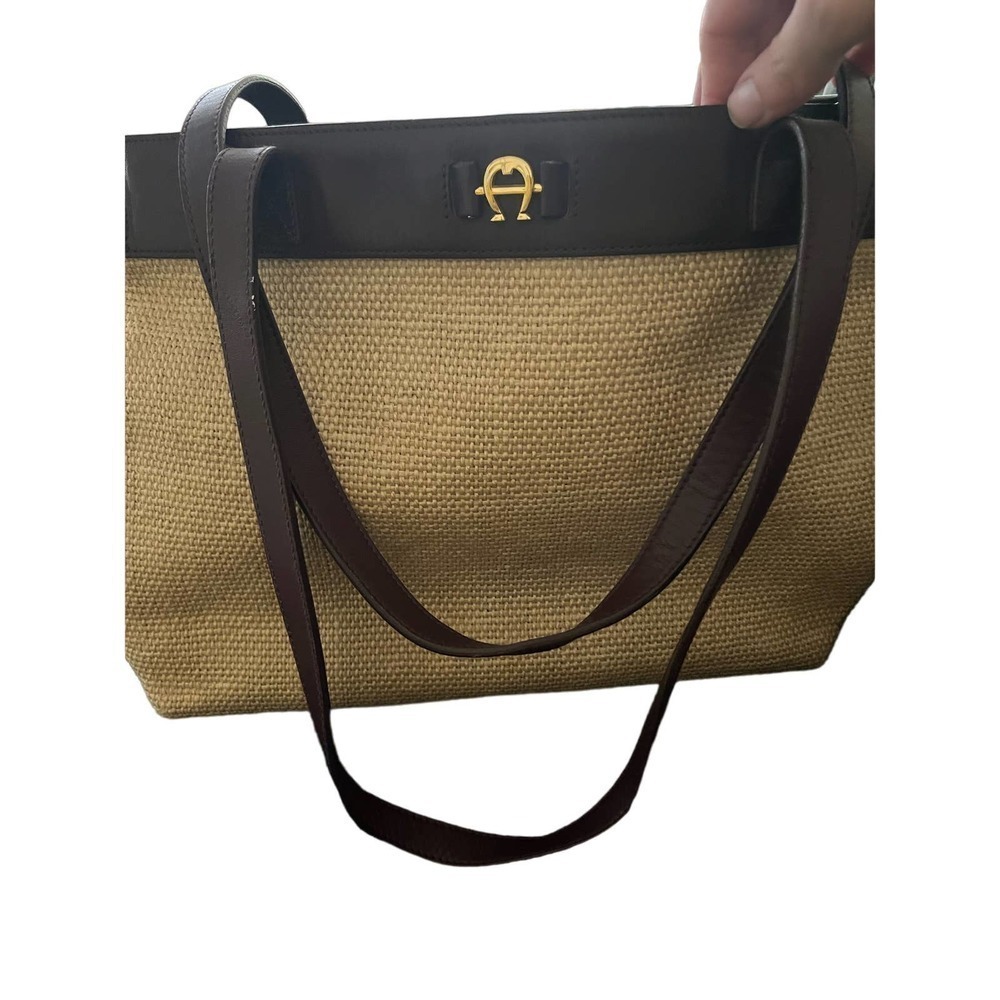 Étienne Aigner Woven Handbag